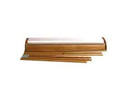 (Greenline-RollUp "Bambus oval Double"  mit Bedruckung)